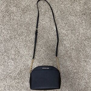 Michael Kors Black and Gold Crossbody Bag